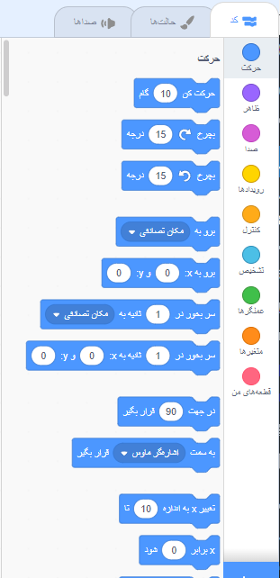 بلوکهای حرکت