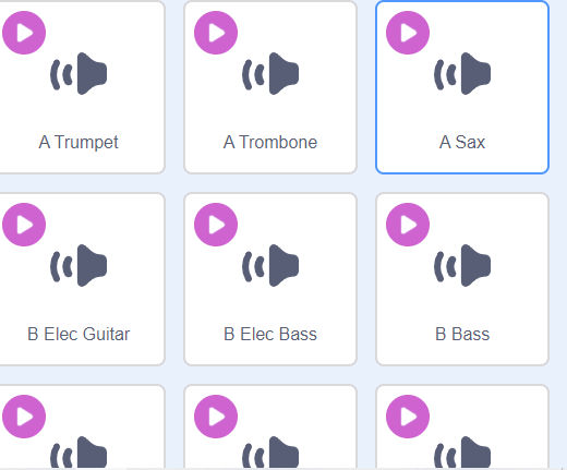 انتخاب صدا در اسکرچ