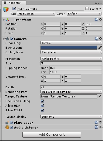 کامپوننتهای یونیتی